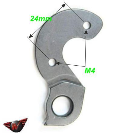 Ausfallende Schaltauge Wheels CNC Merida Rocky Mountain