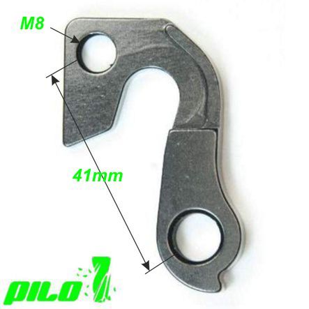 Ausfallende Schaltauge GH-100 CNC Pilo D Airborne GT Bicycles Kestrel Kettler KHS Kinesis