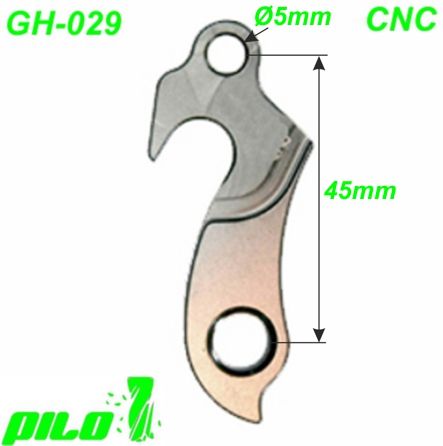 Ausfallende Schaltauge GH-029 Pilo D109 CNC Bergamont 4ever