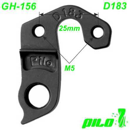 Ausfallende Schaltauge GH-156 Pilo D183 CNC Scott