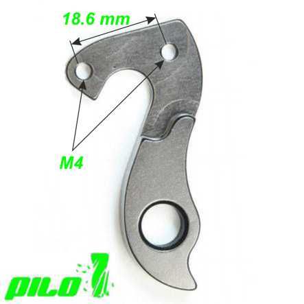 Ausfallende Schaltauge GH-058 Pilo CNC Avanti Fuji Jamis Norco Pinarello Sette Stevens Univega