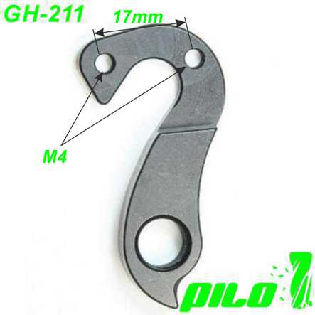 Ausfallende Schaltauge GH-211 Pilo CNC BH Masi Raleigh Torelli