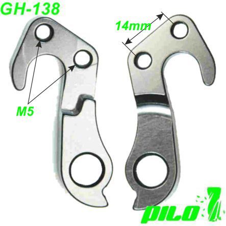 Ausfallende Schaltauge GH-138 Pilo D185 CNC Diamant Gary Fisher Trek