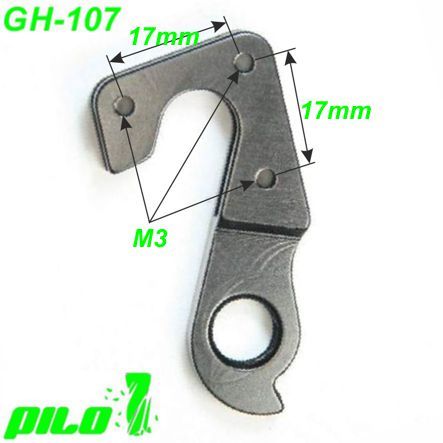 Ausfallende Schaltauge GH-107 Pilo CNC Ghost KTM Stevens