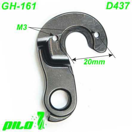 Ausfallende Schaltauge GH-161 Pilo D437 CNC Trek