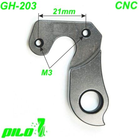 Ausfallende Schaltauge GH-203 CNC Pilo BMC Stevens