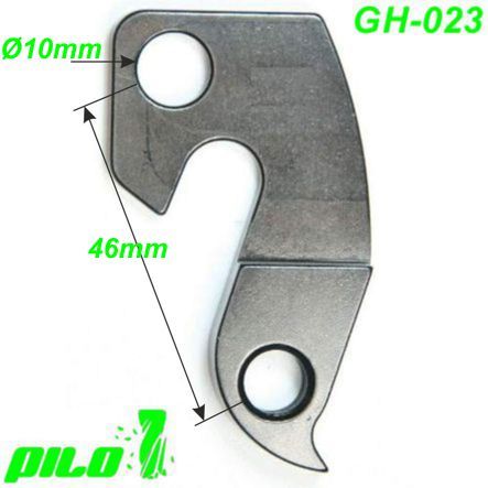 Ausfallende Schaltauge GH-023 CNC Pilo Carrera Centurion Megamo Merida Shogun