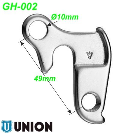 Ausfallende Schaltauge GH-002 Union Marwi  Kalkhoff Raleigh Univega