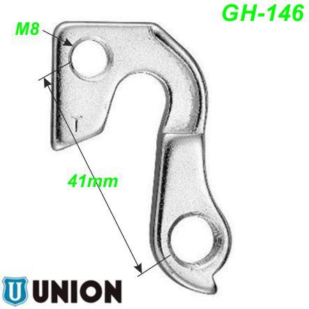 Ausfallende Schaltauge GH-100 Union Marwi Airborne GT Bicycles Kestrel Kettler KHS Kinesis
