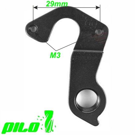 Ausfallende Schaltauge Pilo D392 CNC Cannondale