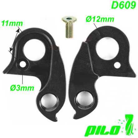 Ausfallende Schaltauge Pilo D609 CNC Norco
