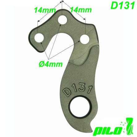 Ausfallende Schaltauge CNC Pilo D131  Colnago Edge FRW Kona