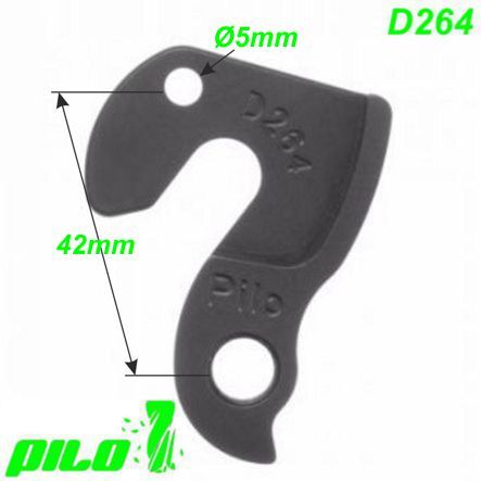 Ausfallende Schaltauge CNC Pilo D264 Merida 44.109