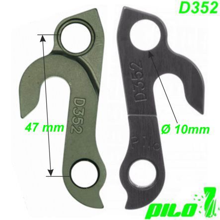 Ausfallende Schaltauge Pilo D352 CNC Commencal GT
