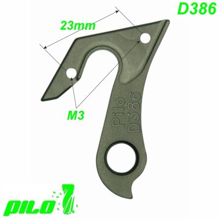 Ausfallende Schaltauge Pilo D386 CNC Cannondale