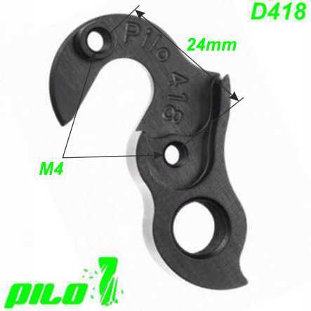 Ausfallende Schaltauge Pilo D418 CNC Colnago