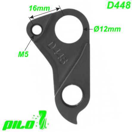 Ausfallende Schaltauge GH-182 Pilo D448 CNC Scott