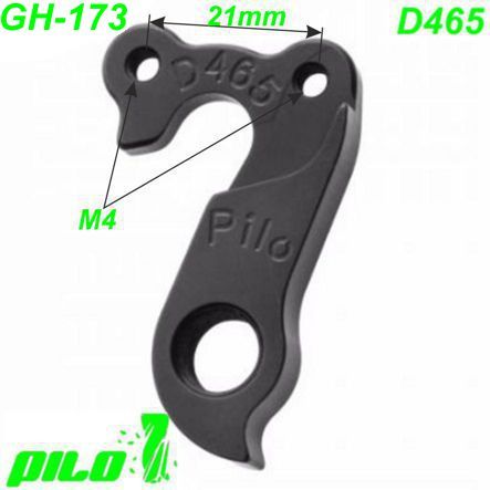 Ausfallende Schaltauge GH-173 Pilo D465 CNC Ghost Haibike Hercules Winora