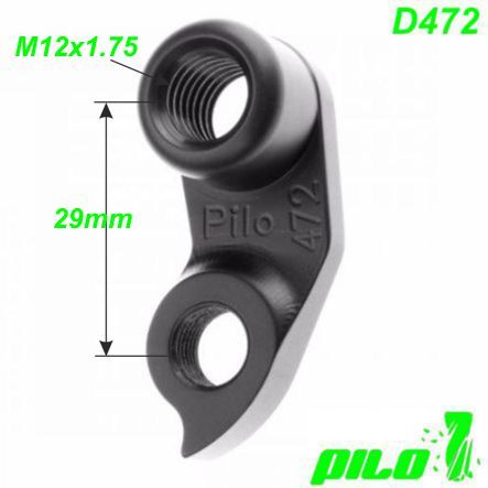 Ausfallende Schaltauge Pilo D472 CNC KTM
