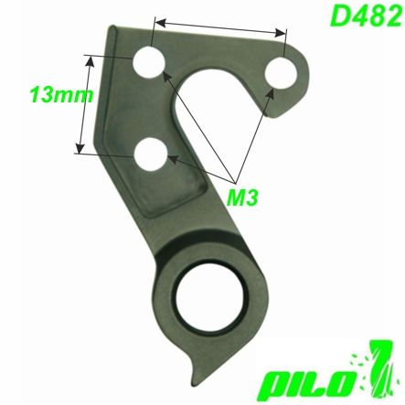 Ausfallende Schaltauge Pilo D482 CNC Canyon