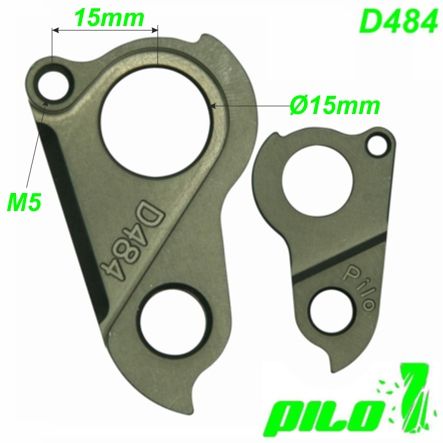 Ausfallende Schaltauge Pilo D484 CNC schwarz Canyon