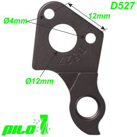 Ausfallende Schaltauge Pilo D527 CNC GT Bicycles
