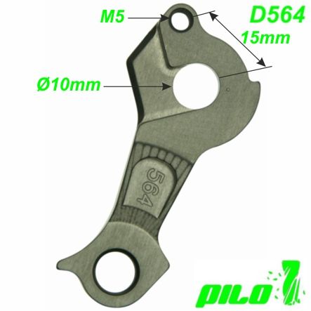 Ausfallende Schaltauge Pilo D564 CNC Canyon