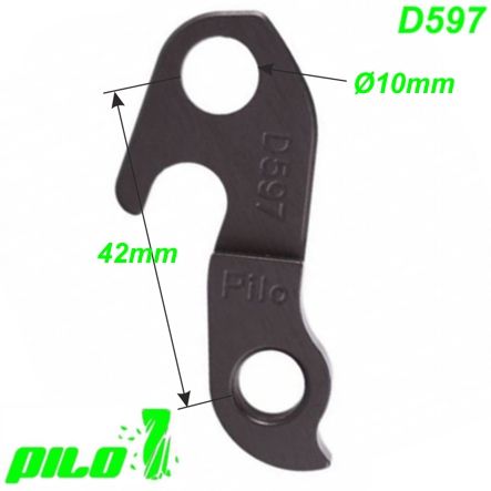 Ausfallende Schaltauge Pilo D597 CNC Bianchi Canyon