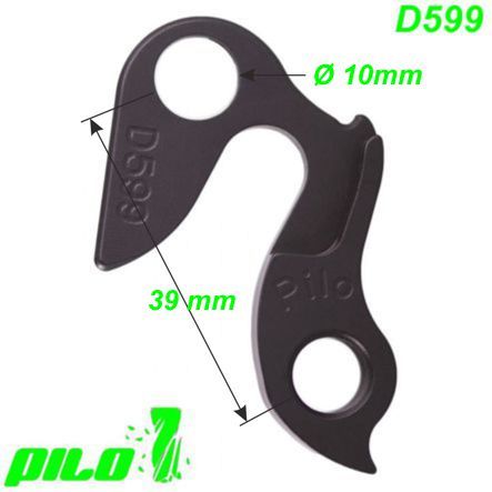 Ausfallende Schaltauge Pilo D599 CNC Haibike Vitus