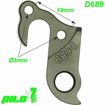 Ausfallende Schaltauge Pilo D689 CNC Canyon