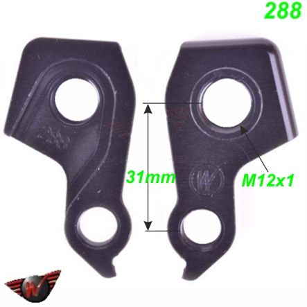 Ausfallende Schaltauge Wheels 288 CNC Santa Cruz