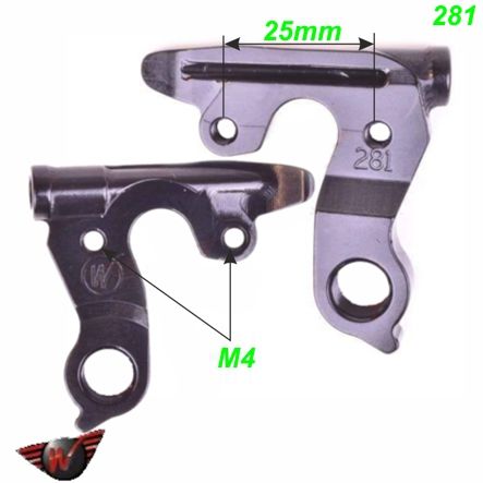 Ausfallende Schaltauge Wheels CNC Cannondale