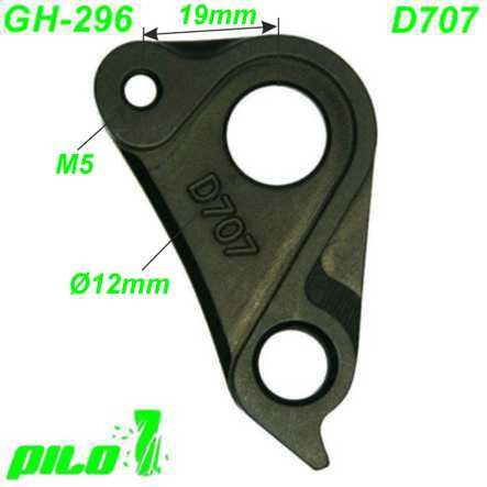 Ausfallende Schaltauge GH-296 Pilo D707 CNC Specialized