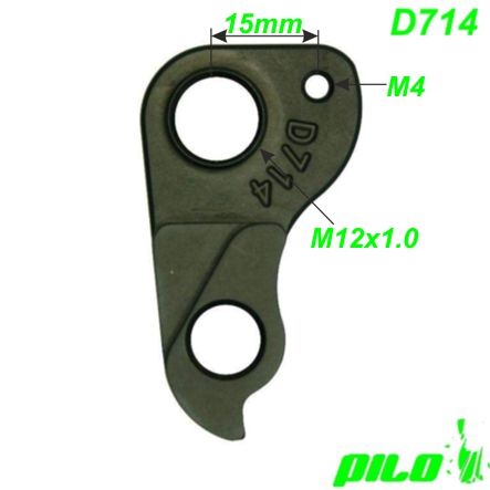 Ausfallende Schaltauge Pilo D714 CNC Cannondale