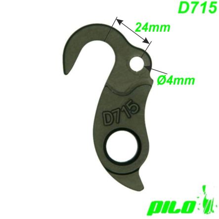 Ausfallende Schaltauge Pilo D715 CNC Wilier
