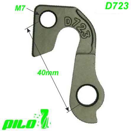 Ausfallende Schaltauge GH-146 Pilo D723 CNC GT Bicycles