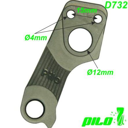 Ausfallende Schaltauge Pilo D732 CNC Anthem Giant Pique