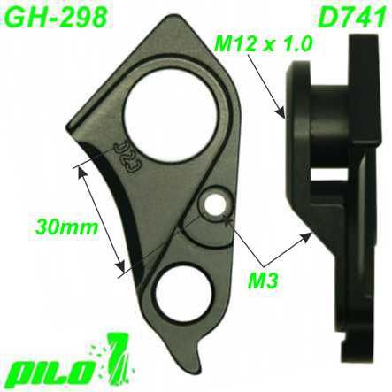 Ausfallende Schaltauge GH-298 Pilo D741 CNC Specialized