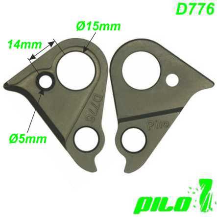 Ausfallende Schaltauge Pilo D776 CNC Canyon