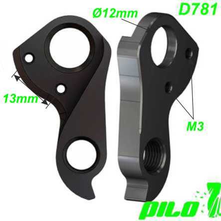 Ausfallende Schaltauge Pilo D781 CNC Trek