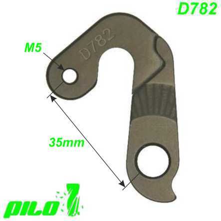 Ausfallende Schaltauge GH-277 Pilo D782 CNC Aspect Scott