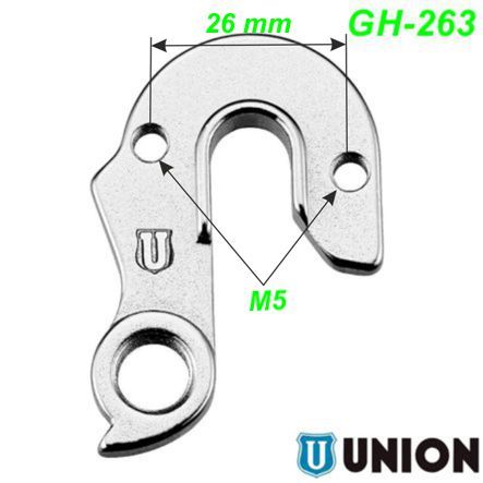 Ausfallende Schaltauge GH-263 Union Marwi Bulls