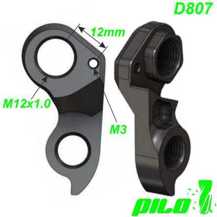 Ausfallende Schaltauge Pilo D807 CNC Cannondale