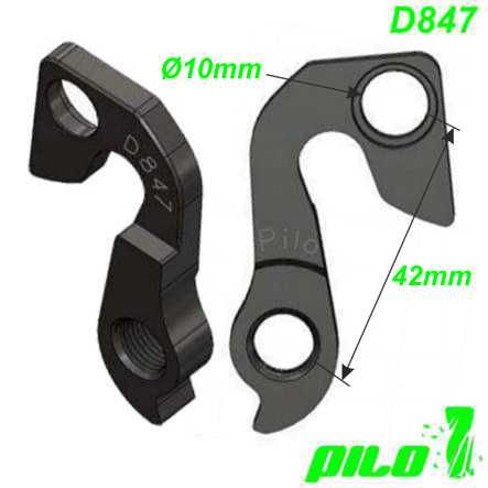 Ausfallende Schaltauge Pilo D847 CNC GT Bicycles