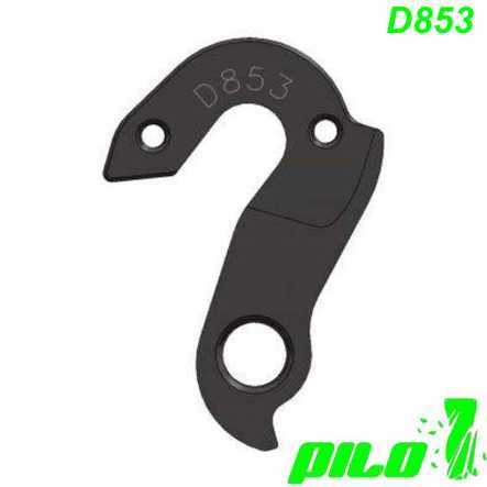 Ausfallende Schaltauge Pilo D853 CNC Husqvarna Raymon  schwarz