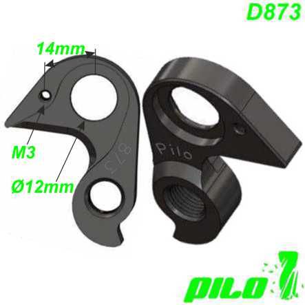 Ausfallende Schaltauge Pilo D873 CNC Ghost