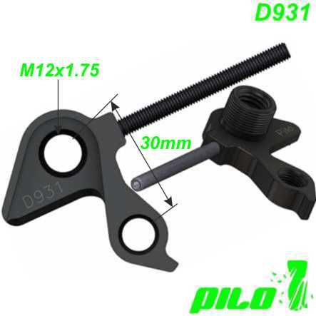 Ausfallende Schaltauge Pilo D931 CNC Trek