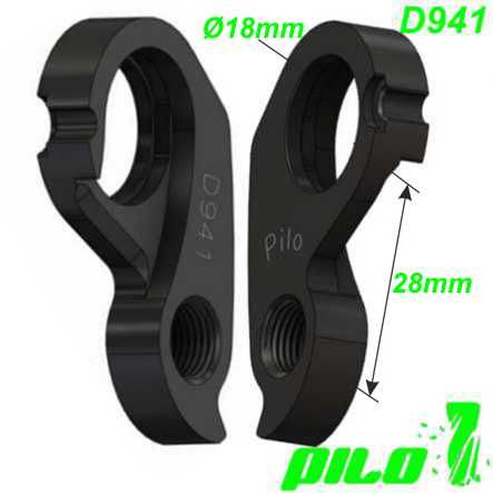 Ausfallende Schaltauge Pilo D941 CNC Argon 18 Marin Polygon