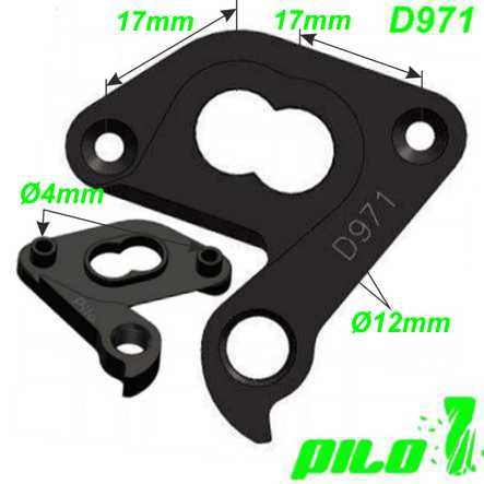 Ausfallende Schaltauge Pilo D971 CNC Bergamont