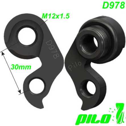 Ausfallende Schaltauge Pilo D978 CNC Bulls
